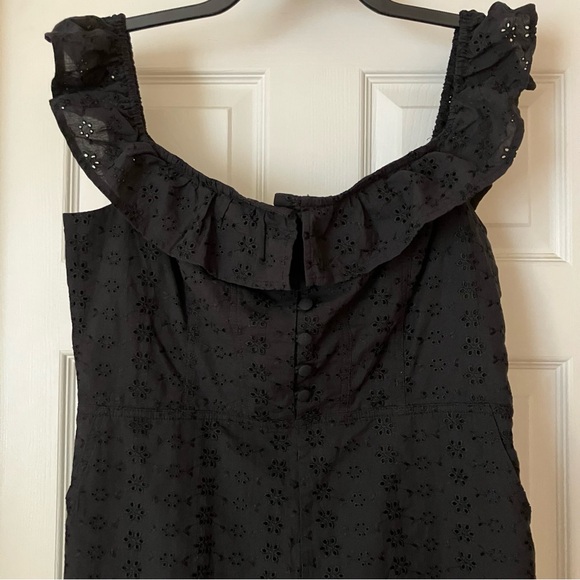 *NEW* URBAN OUTFITTERS UO KIMCHI BLUE Jeena Eyelet Off-The-Shoulder Romper XL - Picture 12 of 14